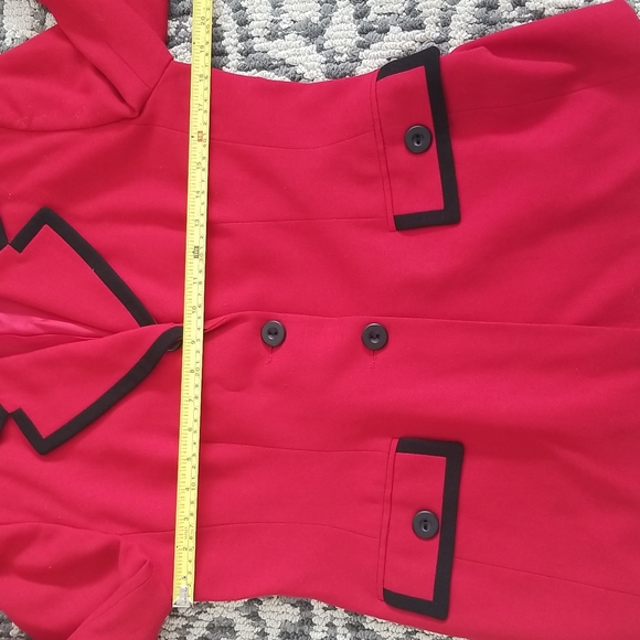 (M) D'Oraz Vintage Classic 80s 90s Shoulder Pads Office Dressy Bold Formal - Picture 4 of 8